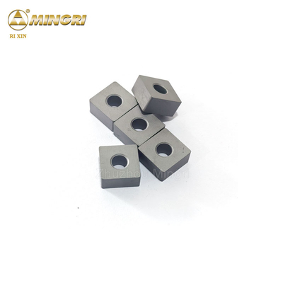 Hardheid 12,7*12,7*6,5 mm Chian zaagmachine Tungstencarbide insert / Tungstencarbide tips voor het snijden steen