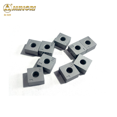 12.7x12.7x6.5 Wolfraamcarbide-invoegingen HRA 85-90.5 op kettingzaag voor steensnijmachines