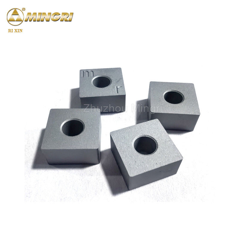 12.7x12.7x6.5 Wolfraamcarbide-invoegingen HRA 85-90.5 op kettingzaag voor steensnijmachines