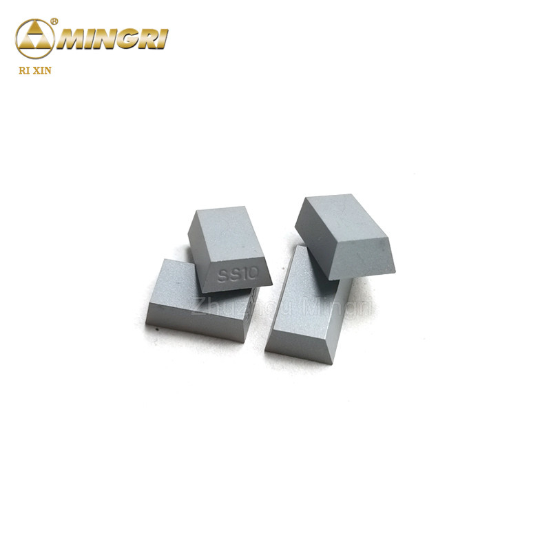 15*10*5 SS10 High Precision Carbide Saw Tip YG9C met nauwkeurige afmetingen en goede maatnauwkeurigheid